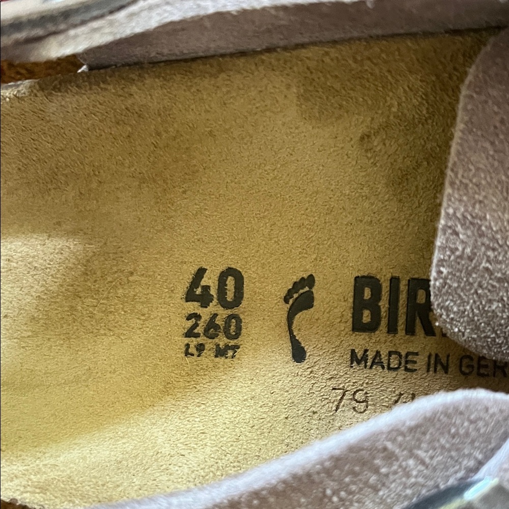 Birkenstock Faded Purple Tokio  NWOT - Picture 2 of 5
